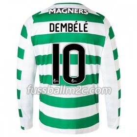 Fußballtrikots Celtic Glasgow Dembele 10 Heim Trikotsatz 2018-2019 Langarm